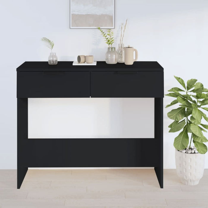Măsuță consolă, negru, 90x36x75 cm, lemn compozit - WALTI WALTI