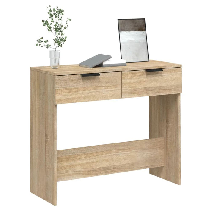 Măsuță consolă, stejar sonoma, 90x36x75 cm, lemn prelucrat - WALTI WALTI