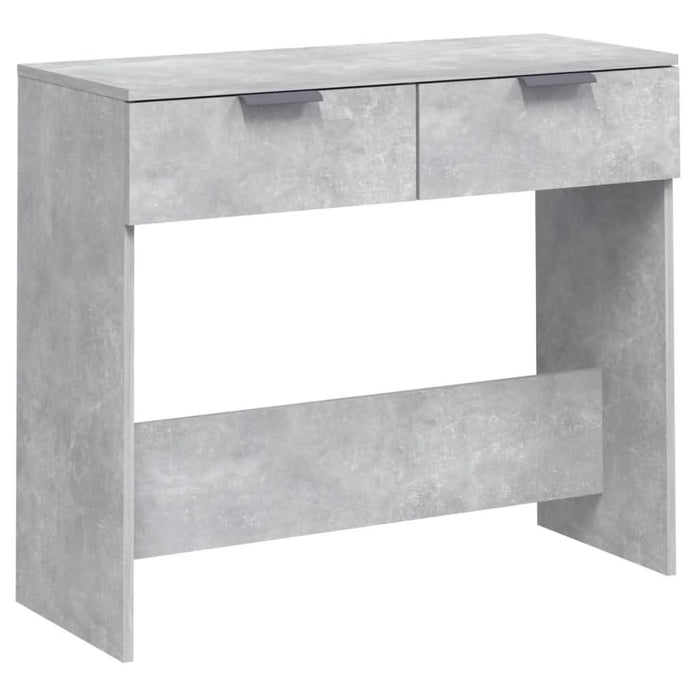 Măsuță consolă, gri beton, 90x36x75 cm, lemn prelucrat - WALTI WALTI