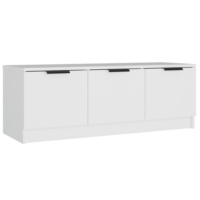 Comodă TV, alb, 102x35x36,5 cm, lemn prelucrat - WALTI WALTI