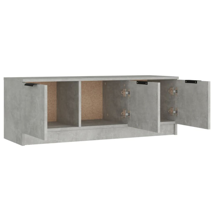 Comodă TV, gri beton, 102x35x36,5 cm, lemn prelucrat - WALTI WALTI