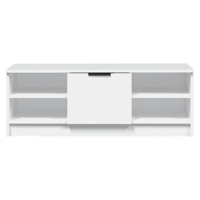 Comodă TV, alb, 102x35,5x36,5 cm, lemn compozit - WALTI WALTI