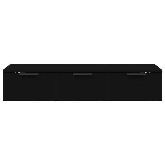 Dulap de perete, negru, 102x30x20 cm, lemn prelucrat - WALTI WALTI