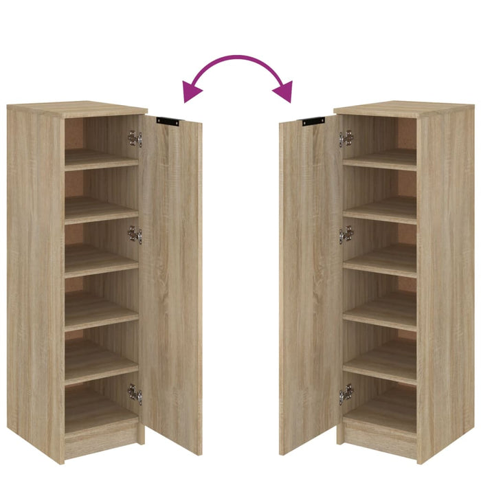 Pantofar, stejar sonoma, 30x35x100 cm, lemn compozit - WALTI WALTI