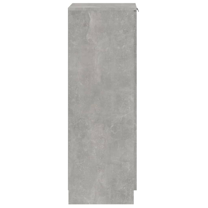 Pantofar, gri beton, 30x35x100 cm, lemn compozit - WALTI WALTI