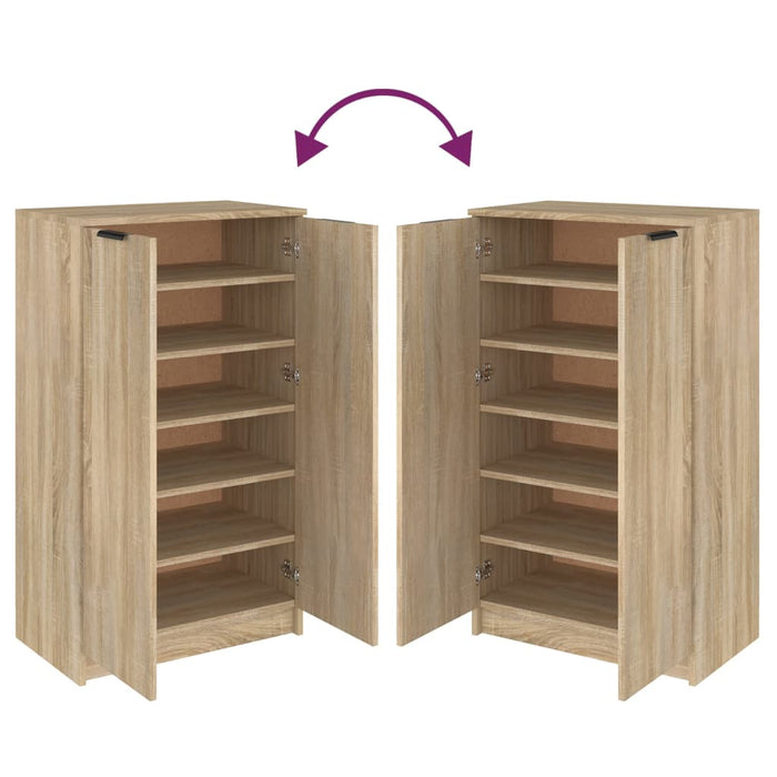 Pantofar, stejar sonoma, 59x35x100 cm, lemn compozit - WALTI WALTI