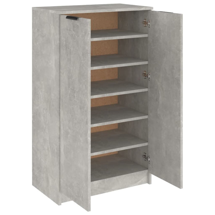 Pantofar, gri beton, 59x35x100 cm, lemn compozit - WALTI WALTI
