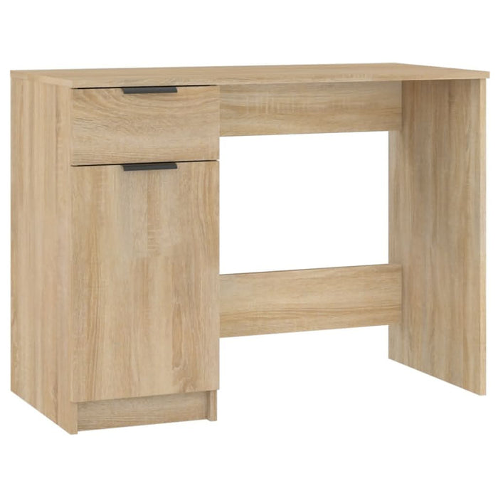 Birou, stejar sonoma, 100x50x75 cm, lemn prelucrat - WALTI WALTI