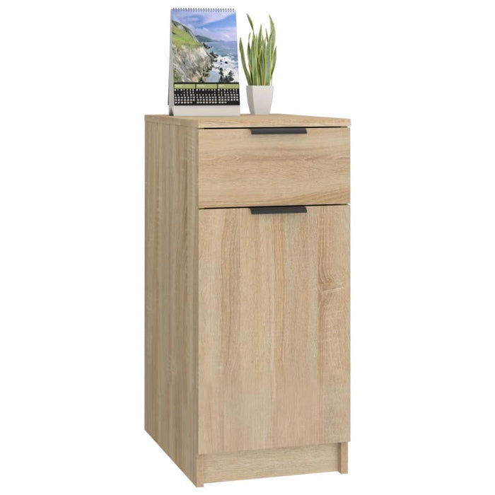 Dulap de birou, stejar sonoma, 33,5x50x75 cm, lemn prelucrat - WALTI WALTI