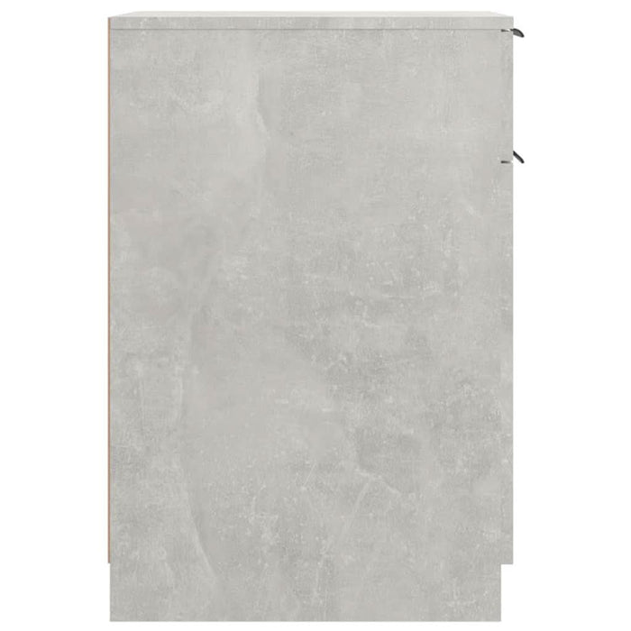 Dulap de birou, gri beton, 33,5x50x75 cm, lemn prelucrat - WALTI WALTI