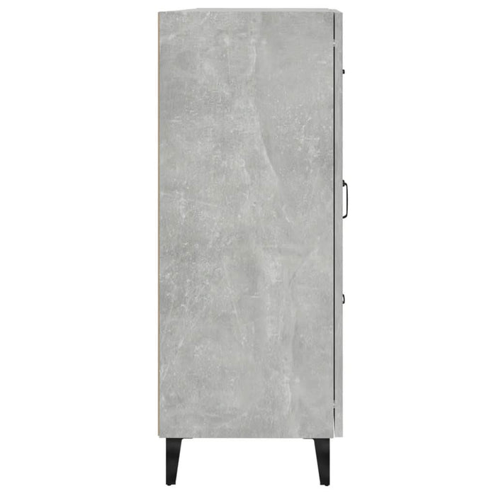 Servantă, gri beton, 69,5x34x90 cm, lemn compozit - WALTI WALTI