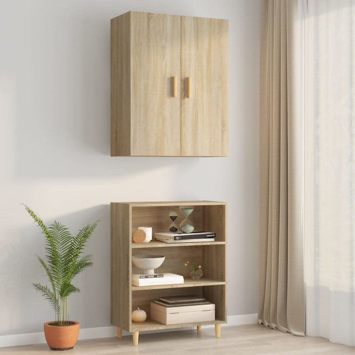 Dulap de perete suspendat, stejar sonoma, 69,5x34x90 cm - WALTI WALTI
