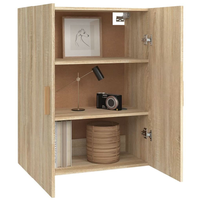 Dulap de perete suspendat, stejar sonoma, 69,5x34x90 cm - WALTI WALTI