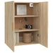Dulap de perete suspendat, stejar sonoma, 69,5x34x90 cm - WALTI WALTI