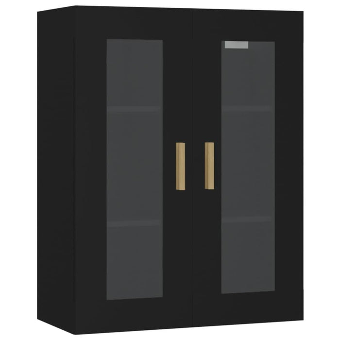 Dulap de perete suspendat, negru, 69,5x34x90 cm - WALTI WALTI