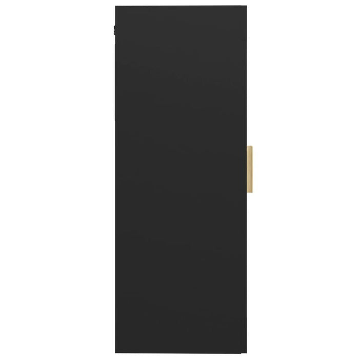 Dulap de perete suspendat, negru, 69,5x34x90 cm - WALTI WALTI