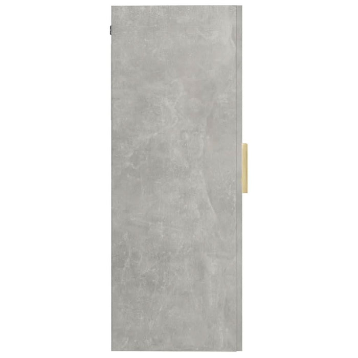 Dulap de perete suspendat, gri beton, 69,5x34x90 cm - WALTI WALTI