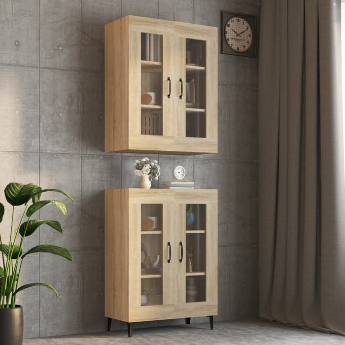 Dulap de perete suspendat, stejar sonoma, 69,5x34x90 cm - WALTI WALTI