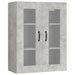 Dulap de perete suspendat, gri beton, 69,5x34x90 cm - WALTI WALTI