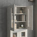 Dulap de perete suspendat, gri beton, 69,5x34x90 cm - WALTI WALTI