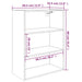 Dulap de perete suspendat, alb, 69,5x32,5x90 cm - WALTI WALTI