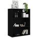 Dulap de perete suspendat, negru, 69,5x32,5x90 cm - WALTI WALTI