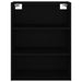 Dulap de perete suspendat, negru, 69,5x32,5x90 cm - WALTI WALTI