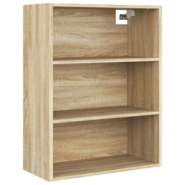 Dulap de perete suspendat, stejar sonoma, 69,5x32,5x90 cm - WALTI WALTI