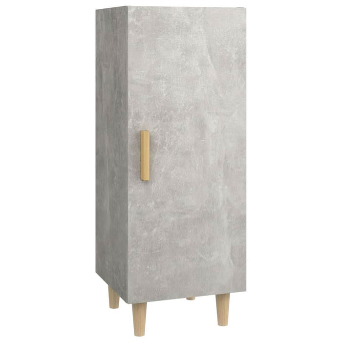 Servantă, gri beton, 34,5x34x90 cm, lemn compozit - WALTI WALTI