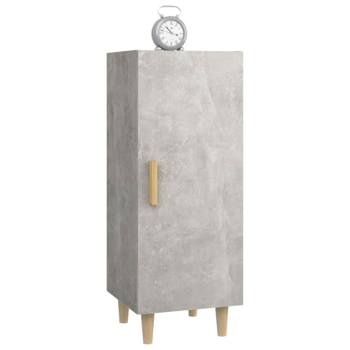 Servantă, gri beton, 34,5x34x90 cm, lemn compozit - WALTI WALTI