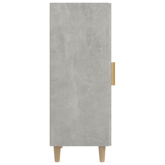 Servantă, gri beton, 34,5x34x90 cm, lemn compozit - WALTI WALTI
