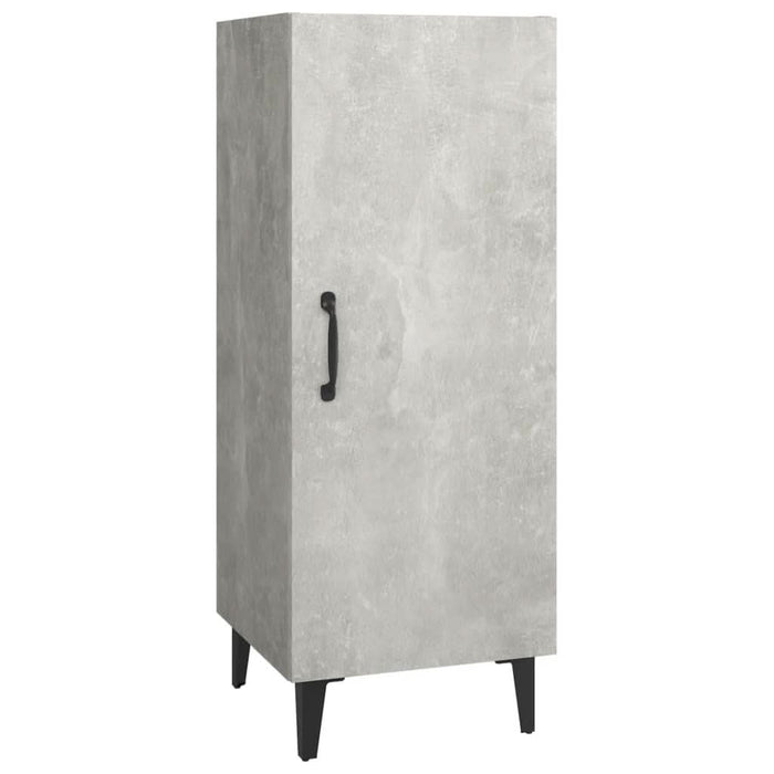 Servantă, gri beton, 34,5x34x90 cm, lemn compozit - WALTI WALTI