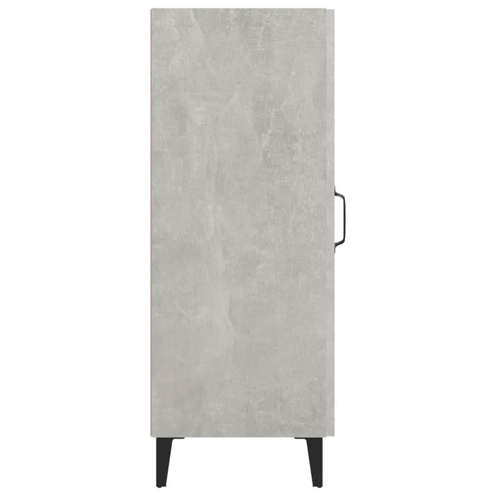 Servantă, gri beton, 34,5x34x90 cm, lemn compozit - WALTI WALTI