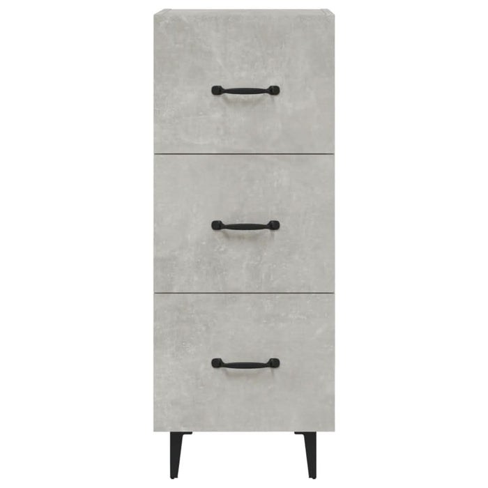 Servantă, gri beton, 34,5x34x90 cm, lemn compozit - WALTI WALTI