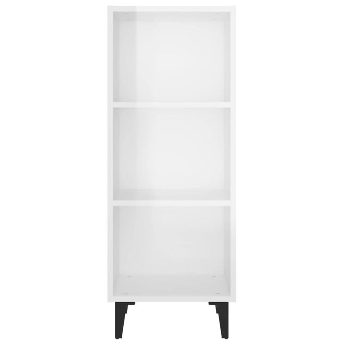 Servantă, alb extralucios, 34,5x32,5x90 cm, lemn compozit - WALTI WALTI