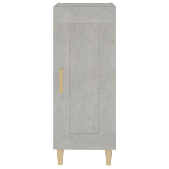 Servantă, gri beton, 34,5x34x90 cm, lemn compozit - WALTI WALTI