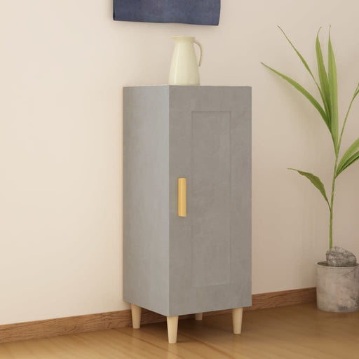Servantă, gri beton, 34,5x34x90 cm, lemn compozit - WALTI WALTI