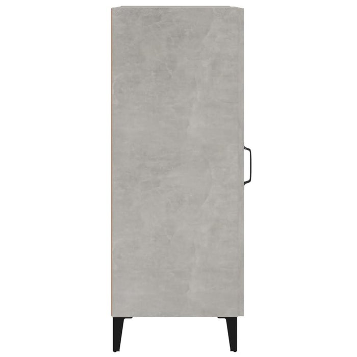 Servantă, gri beton, 34,5x34x90 cm, lemn compozit - WALTI WALTI