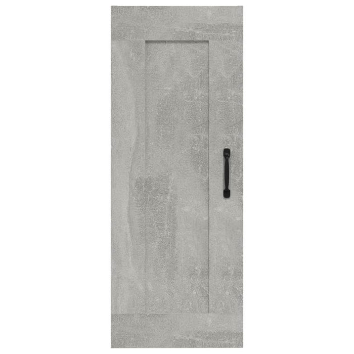 Dulap suspendat, gri beton, 35x34x90 cm, lemn prelucrat - WALTI WALTI