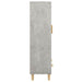Dulap înalt, gri beton, 70x31x115 cm, lemn compozit - WALTI WALTI