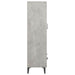 Dulap înalt, gri beton, 70x31x115 cm, lemn compozit - WALTI WALTI