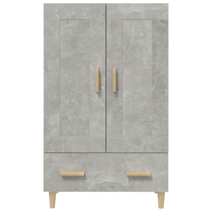 Dulap înalt, gri beton, 70x31x115 cm, lemn compozit - WALTI WALTI