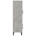 Dulap înalt, gri beton, 70x31x115 cm, lemn compozit - WALTI WALTI