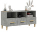 Dulap TV, gri beton, 102x36x50 cm, lemn prelucrat - WALTI WALTI