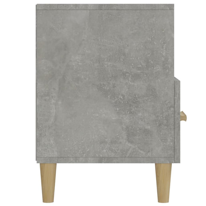 Dulap TV, gri beton, 102x36x50 cm, lemn prelucrat - WALTI WALTI