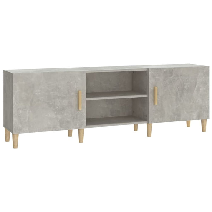 Comodă TV, gri beton, 150x30x50 cm, lemn compozit - WALTI WALTI