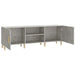 Comodă TV, gri beton, 150x30x50 cm, lemn compozit - WALTI WALTI