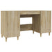 Birou, stejar sonoma, 140x50x75 cm, lemn compozit - WALTI WALTI