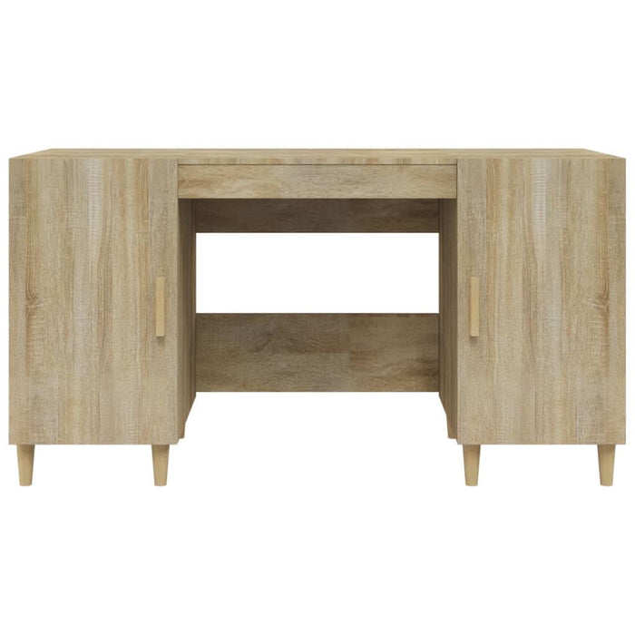 Birou, stejar sonoma, 140x50x75 cm, lemn compozit - WALTI WALTI