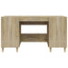 Birou, stejar sonoma, 140x50x75 cm, lemn compozit - WALTI WALTI